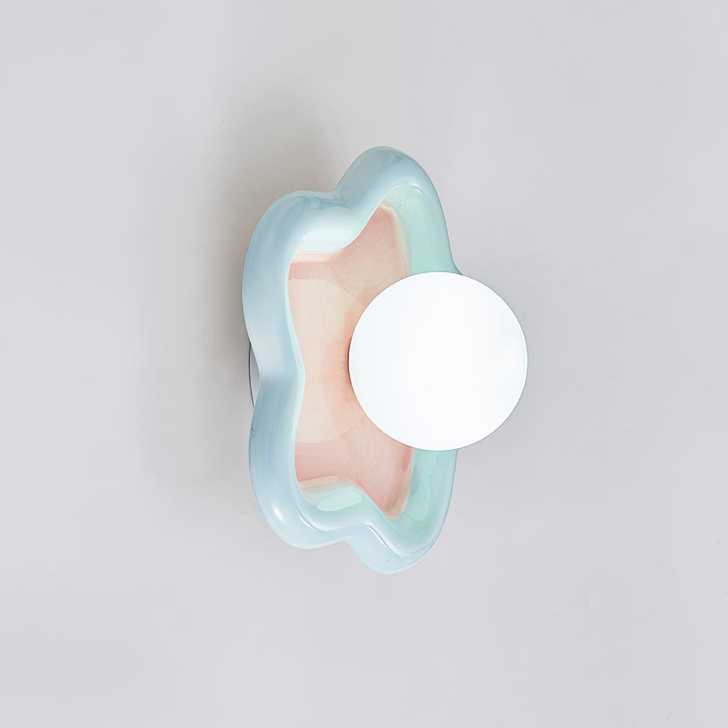 Thaloric | Artistic Ceramic Floral Bloom Sculpted Wall Light