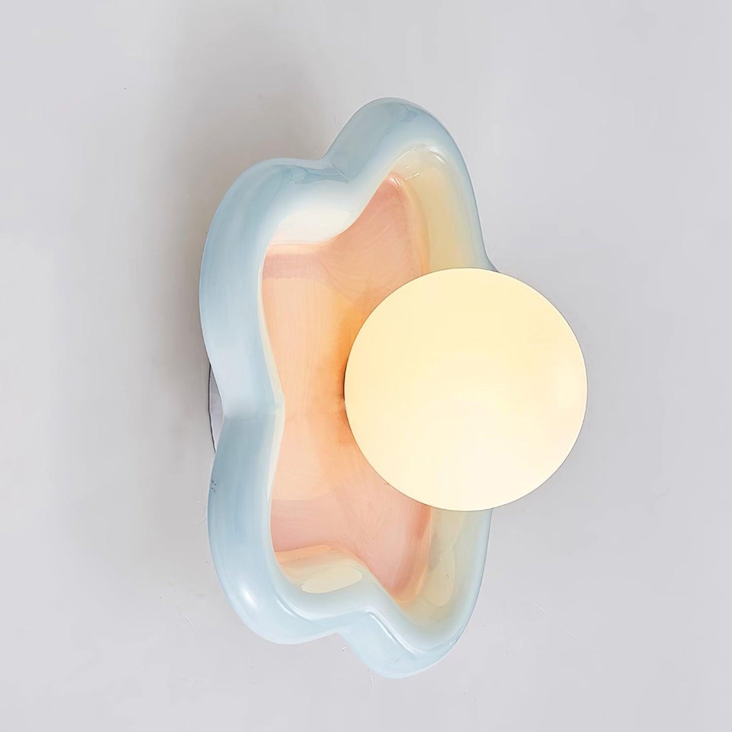 Thaloric | Artistic Ceramic Floral Bloom Sculpted Wall Light