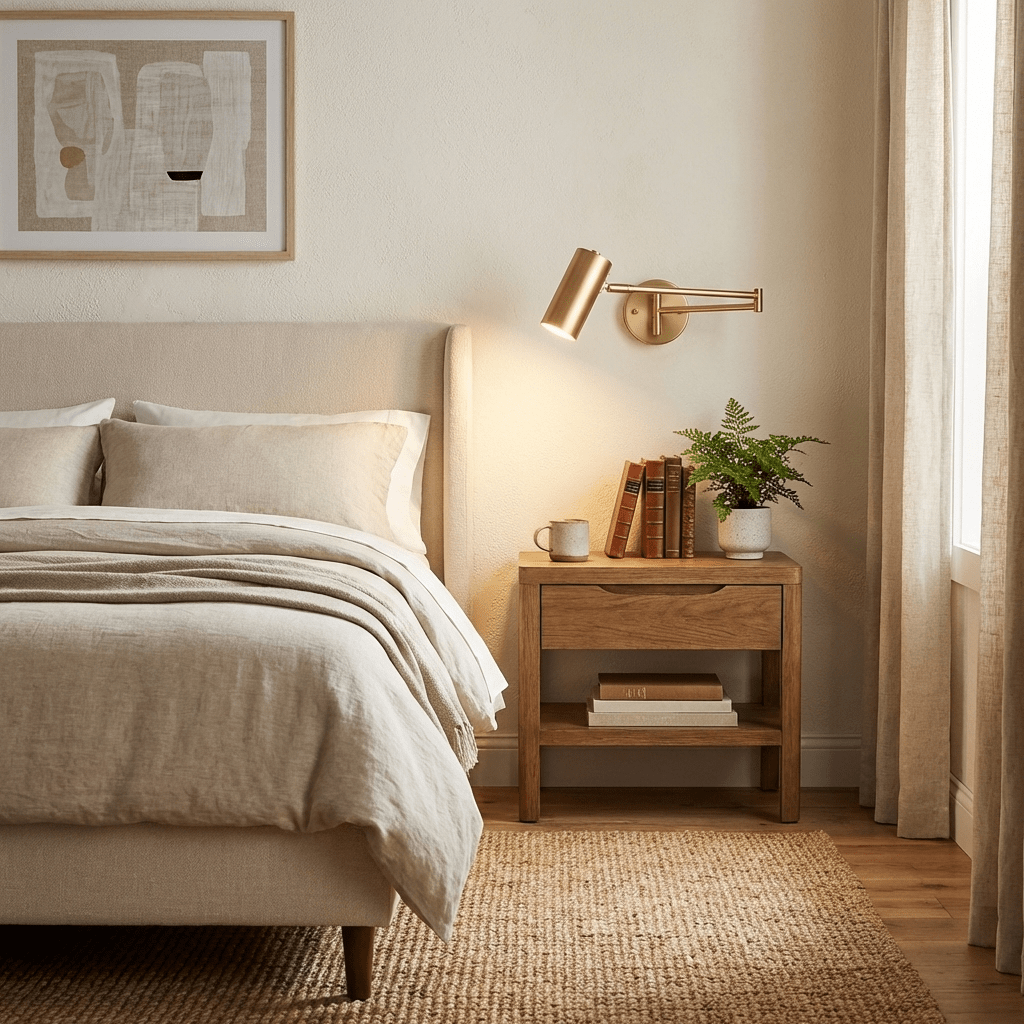 Mondorim | Linear Minimalist Geometric Adjustable Swing Arm Wall Light