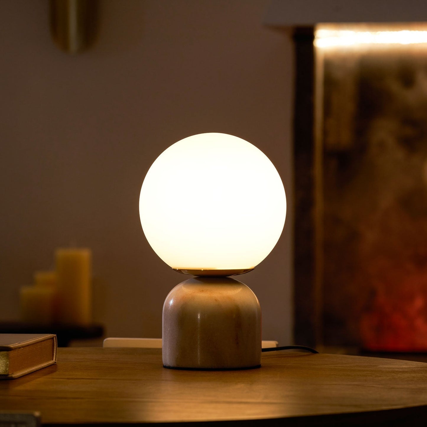 Kendroct | Minimalist Luminous Orb Accent Table Lamp