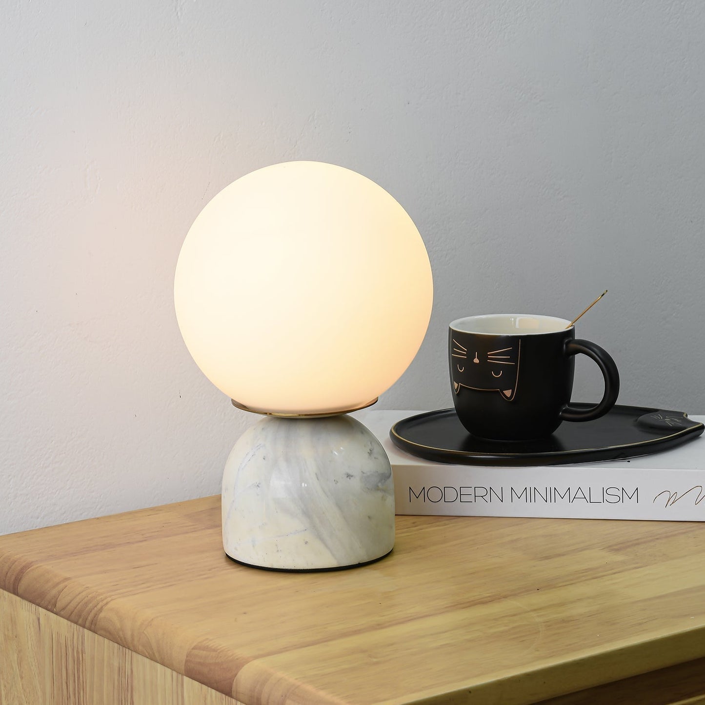 Kendroct | Minimalist Luminous Orb Accent Table Lamp