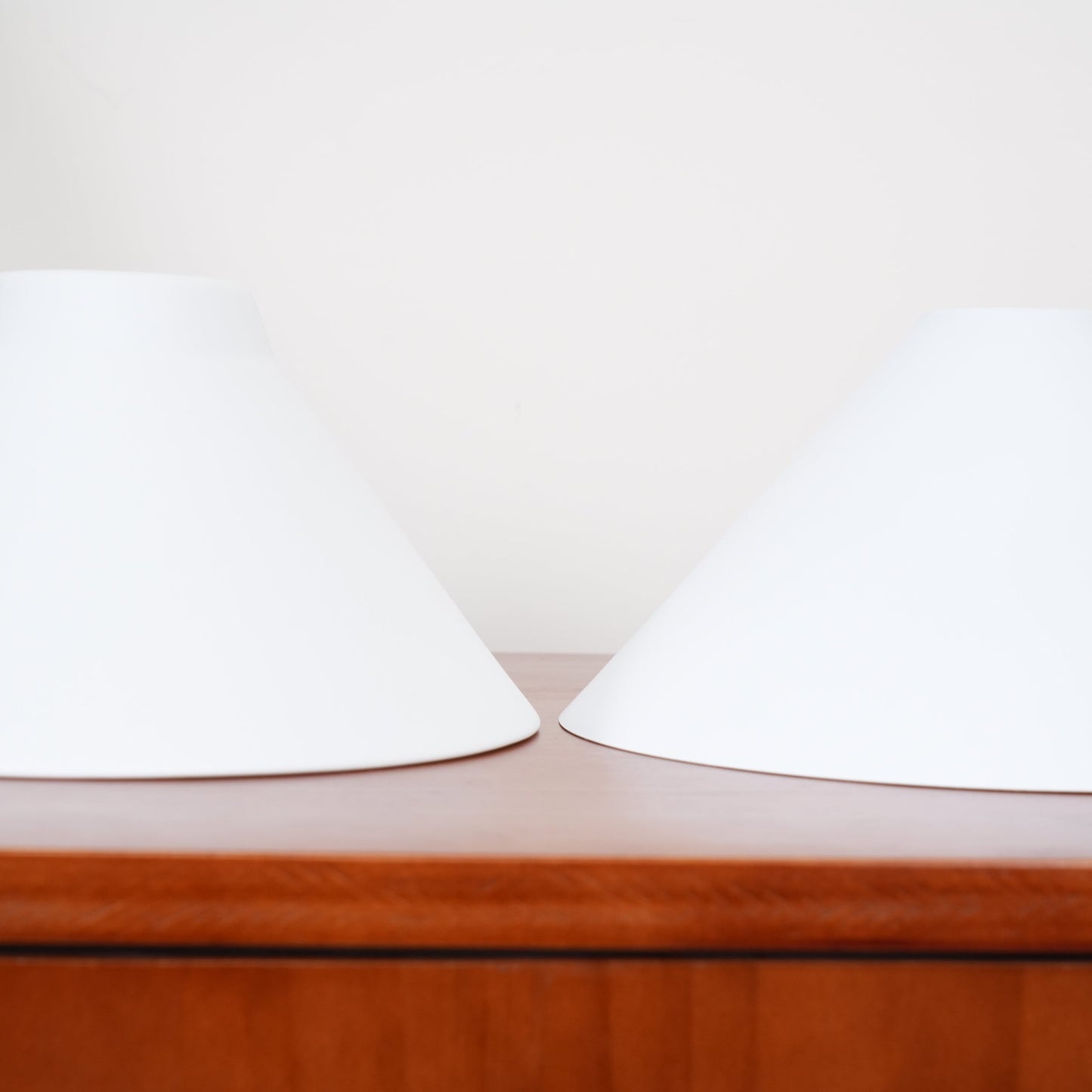 Elowen | Mid Century Metal Frame Pendant Light with Dual Glass Shades