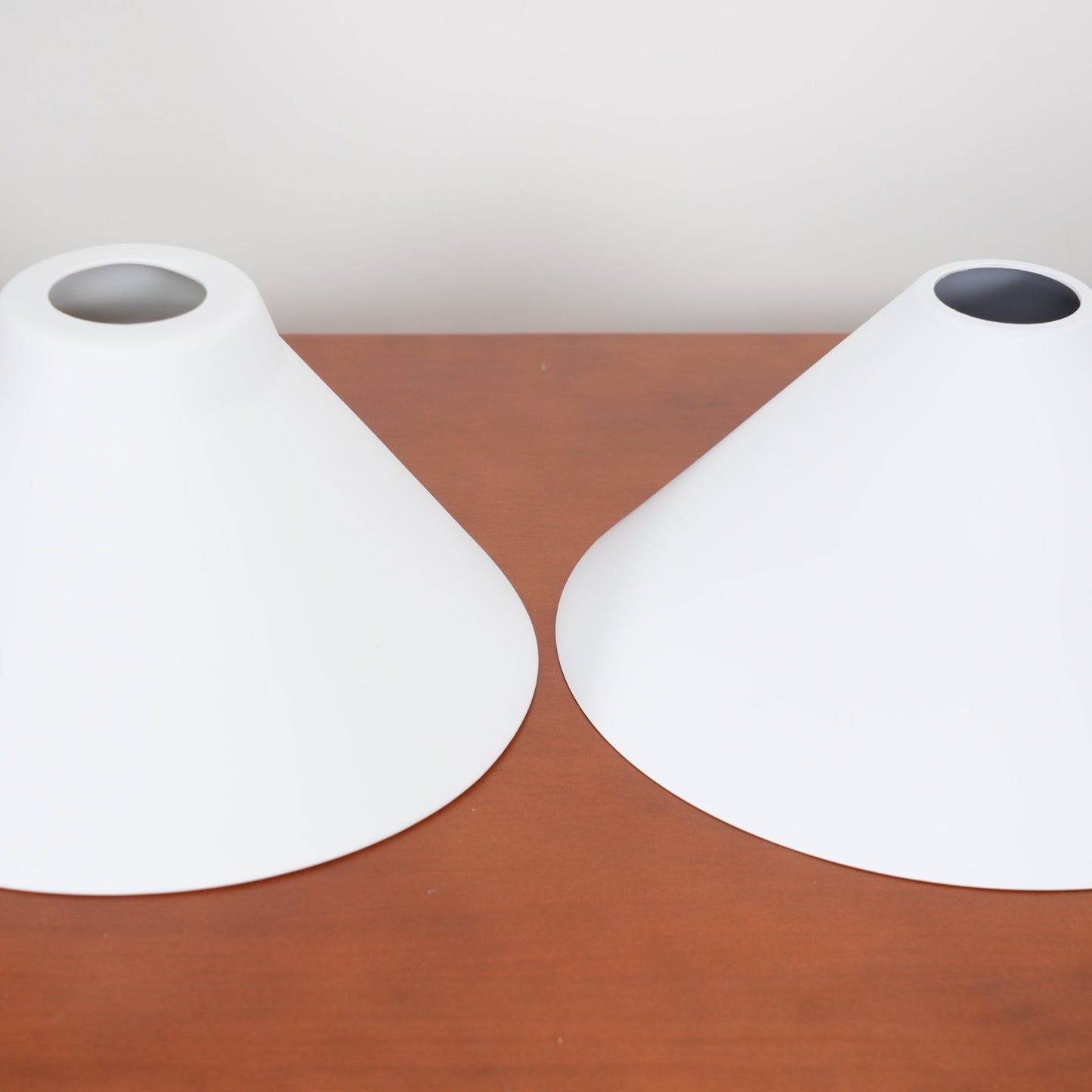 Elowen | Mid Century Metal Frame Pendant Light with Dual Glass Shades