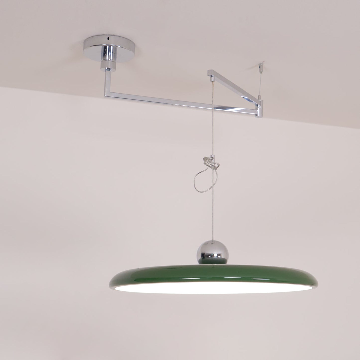 Aris | Morandi-Inspired Adjustable Swing Arm Pendant Light