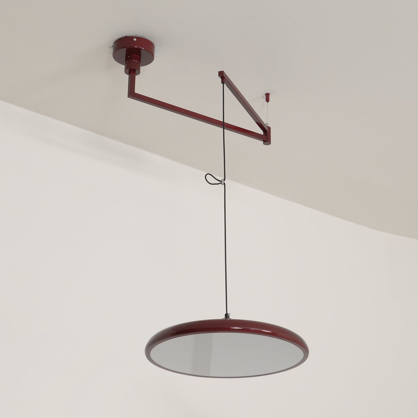 Aris | Morandi-Inspired Adjustable Swing Arm Pendant Light