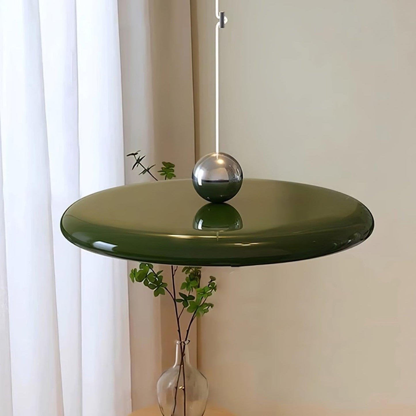 Aris | Morandi-Inspired Adjustable Swing Arm Pendant Light