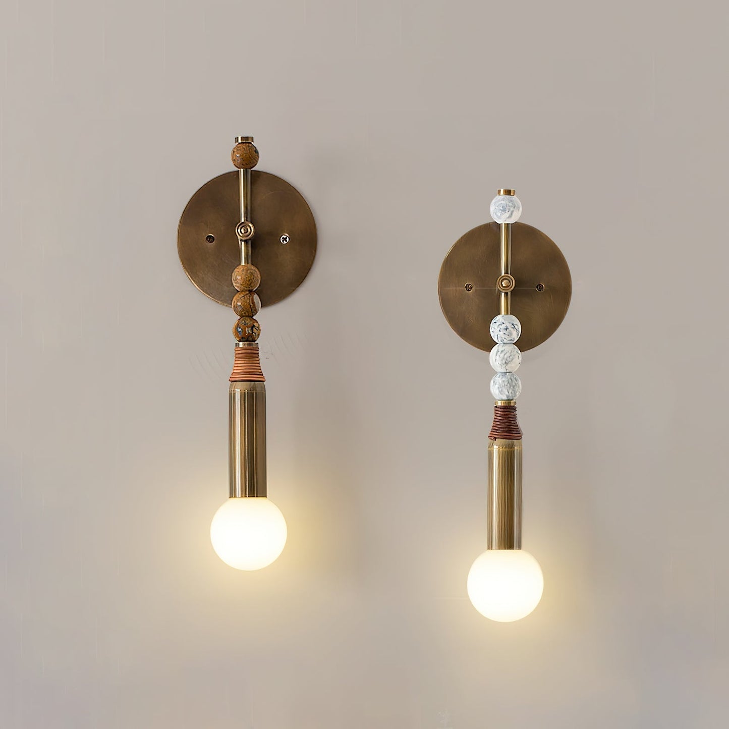 Mirathen | Sculptural Pierced Marble Sconce Wall Light
