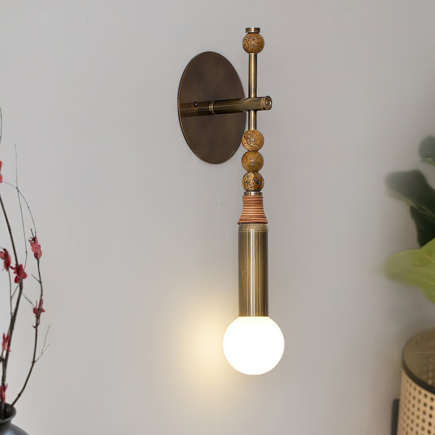Mirathen | Sculptural Pierced Marble Sconce Wall Light
