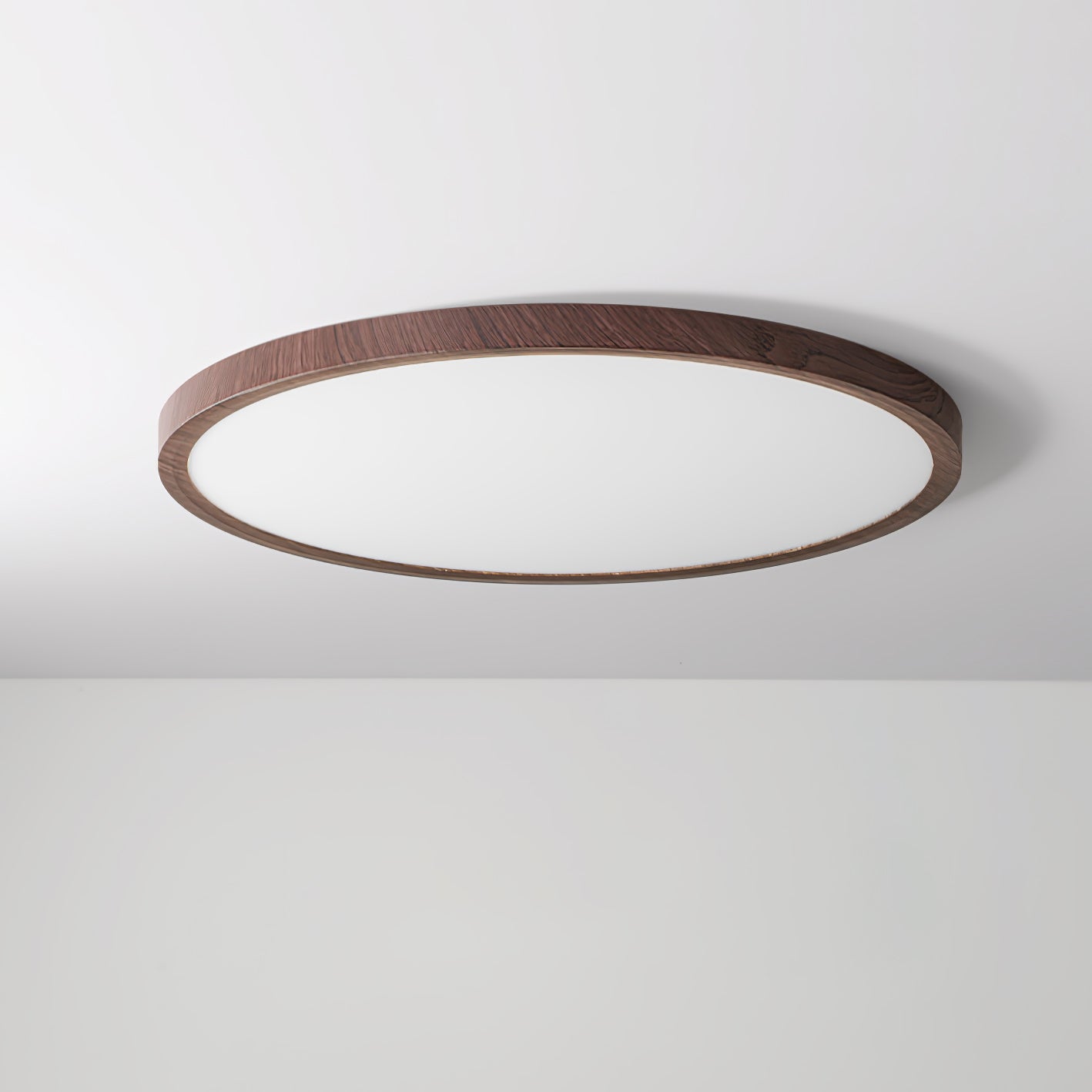 Nordis | Slim Profile Wood Grain Ceiling Light