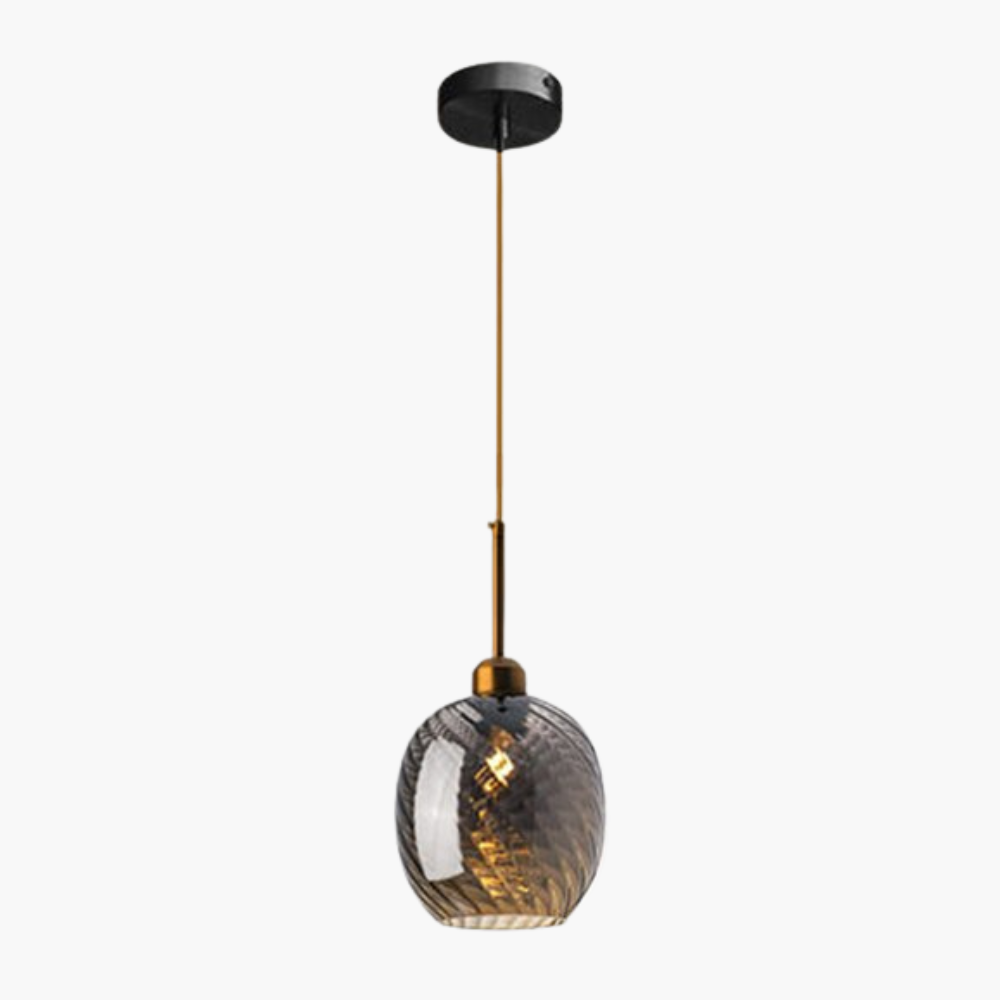 Vaelisore | Water Ripple Textured Glass Pendant Light