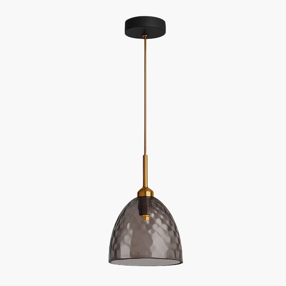 Vaelisore | Water Ripple Textured Glass Pendant Light