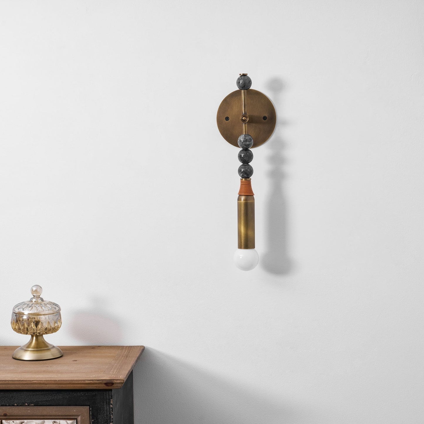 Mirathen | Sculptural Pierced Marble Sconce Wall Light