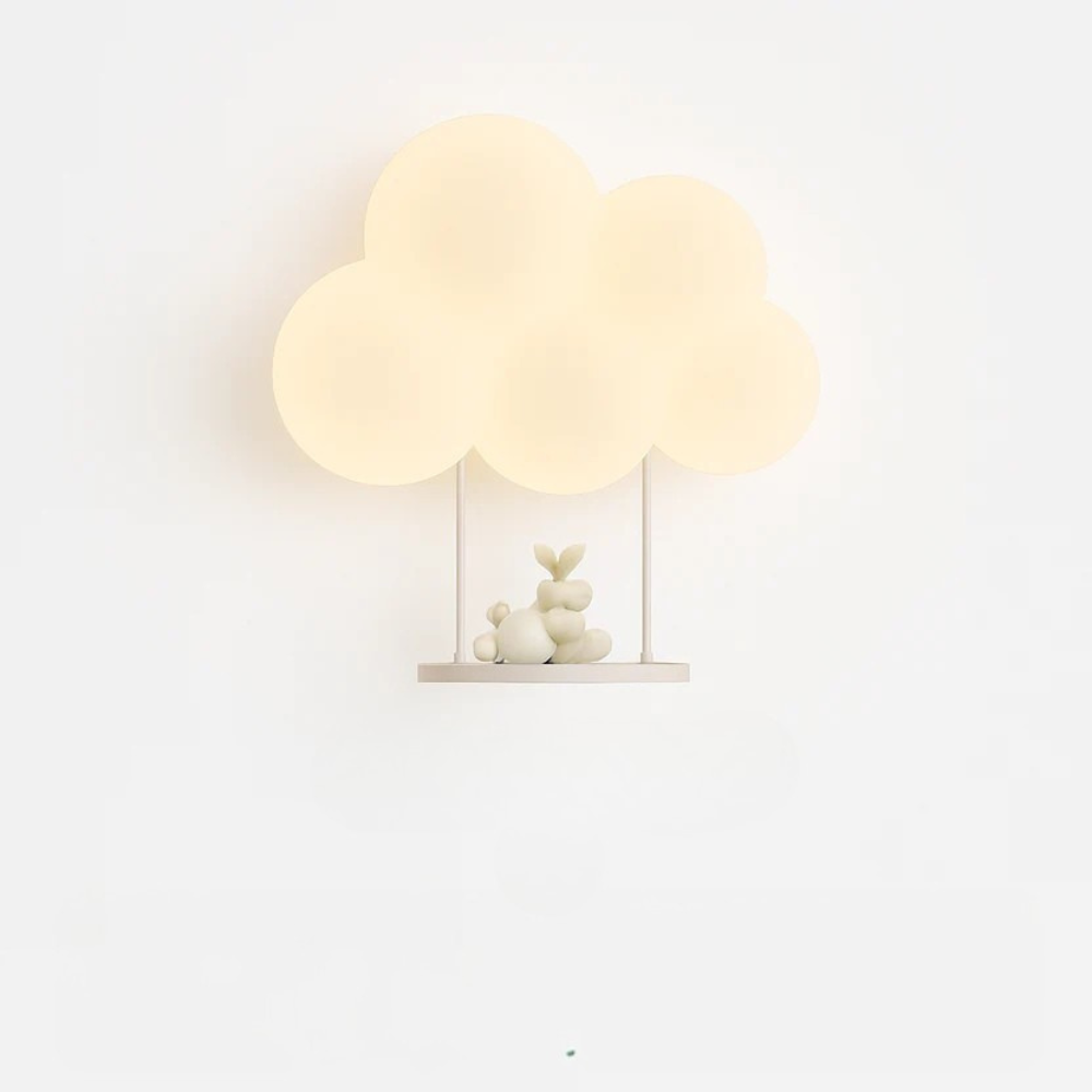 Vantessy | Stylized Geometric Animal Profile Kids Bedside Wall Light