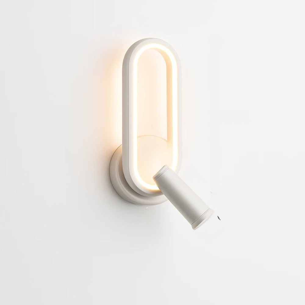 Variven | Rotating Minimalist Reading Wall Light With Reading Spotlight