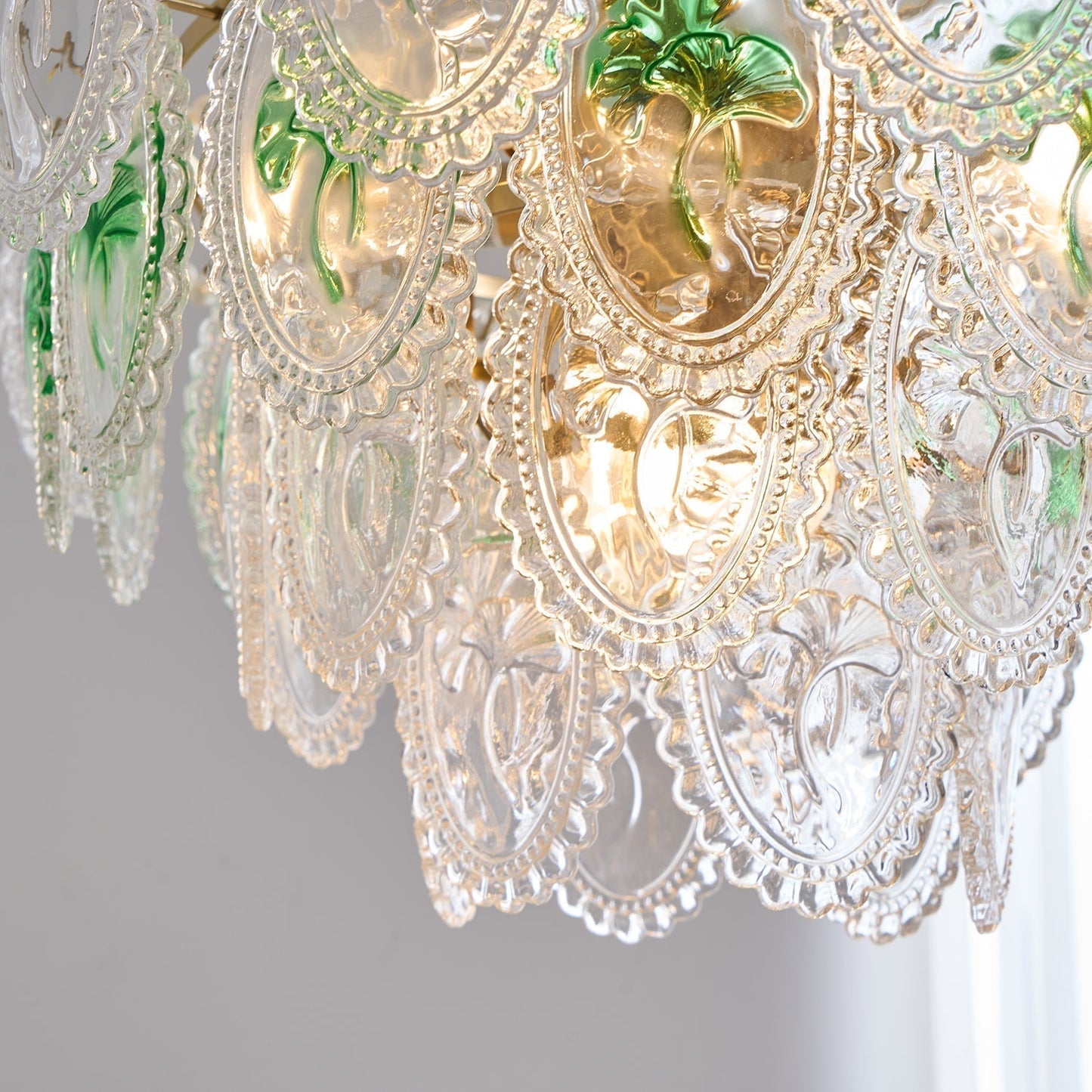 Solvair | Radiant Cascading Pearl Luxury Glass Chandelier