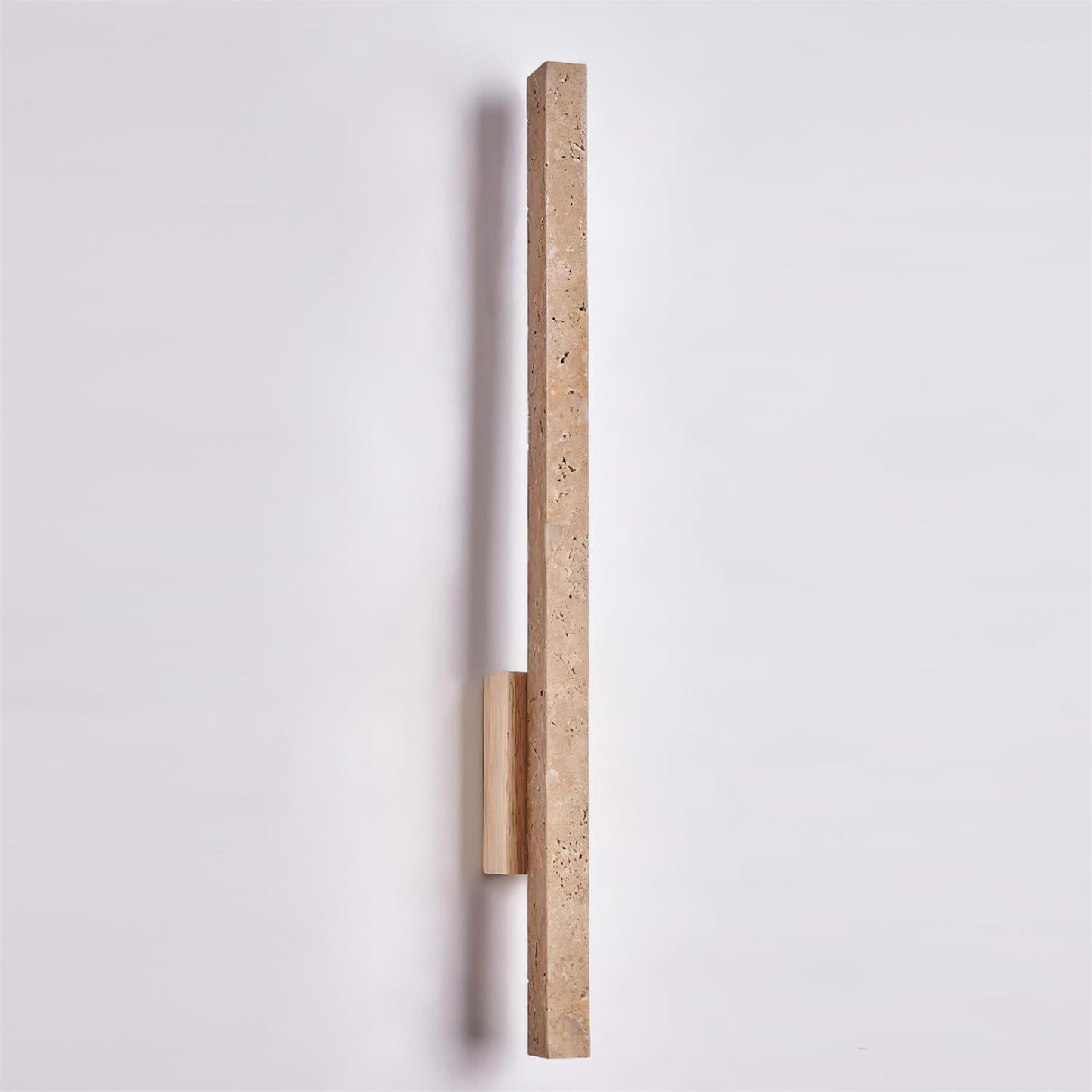 Aeryss | Linear Architectural Travertine Stone Wall Light Sconce