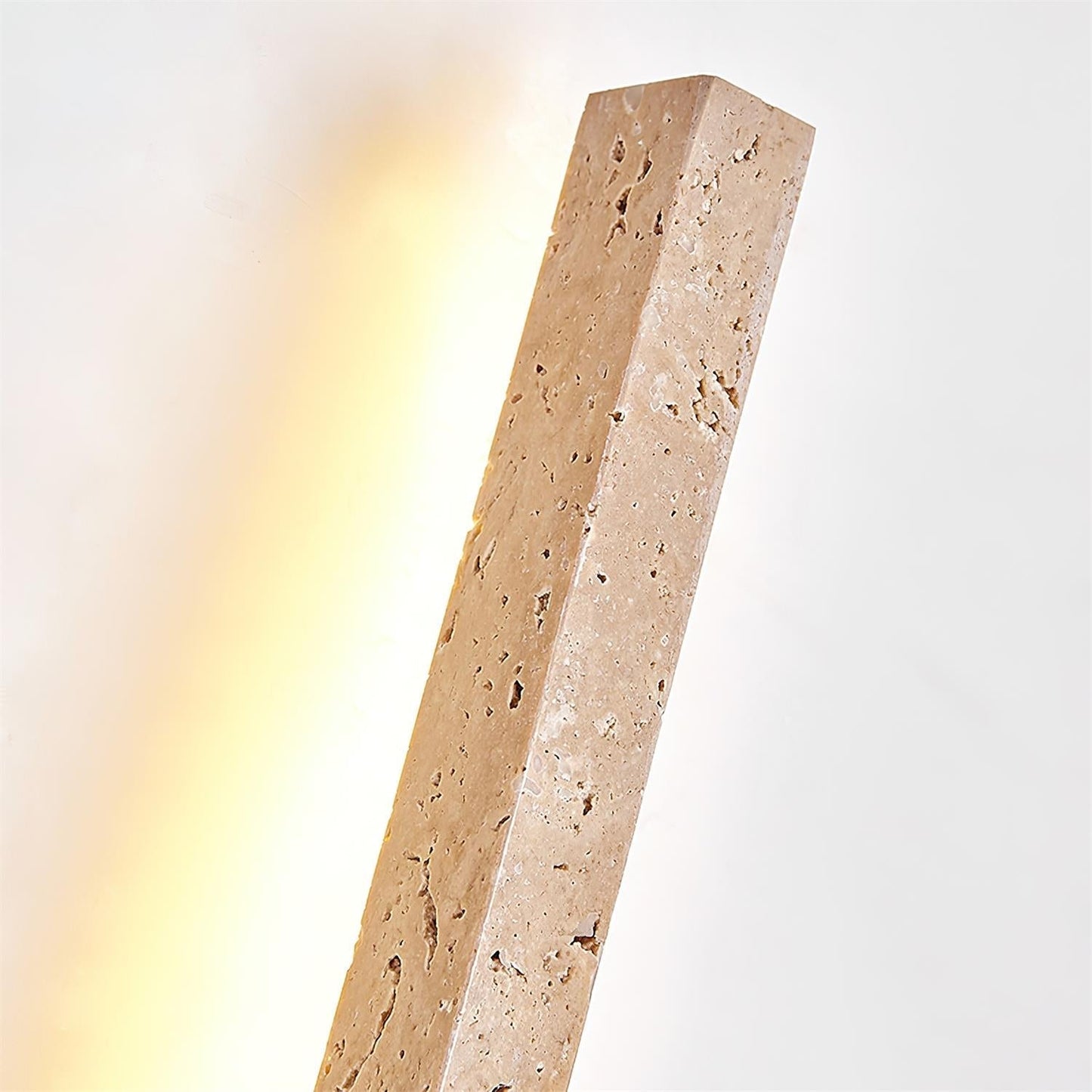 Aeryss | Linear Architectural Travertine Stone Wall Light Sconce