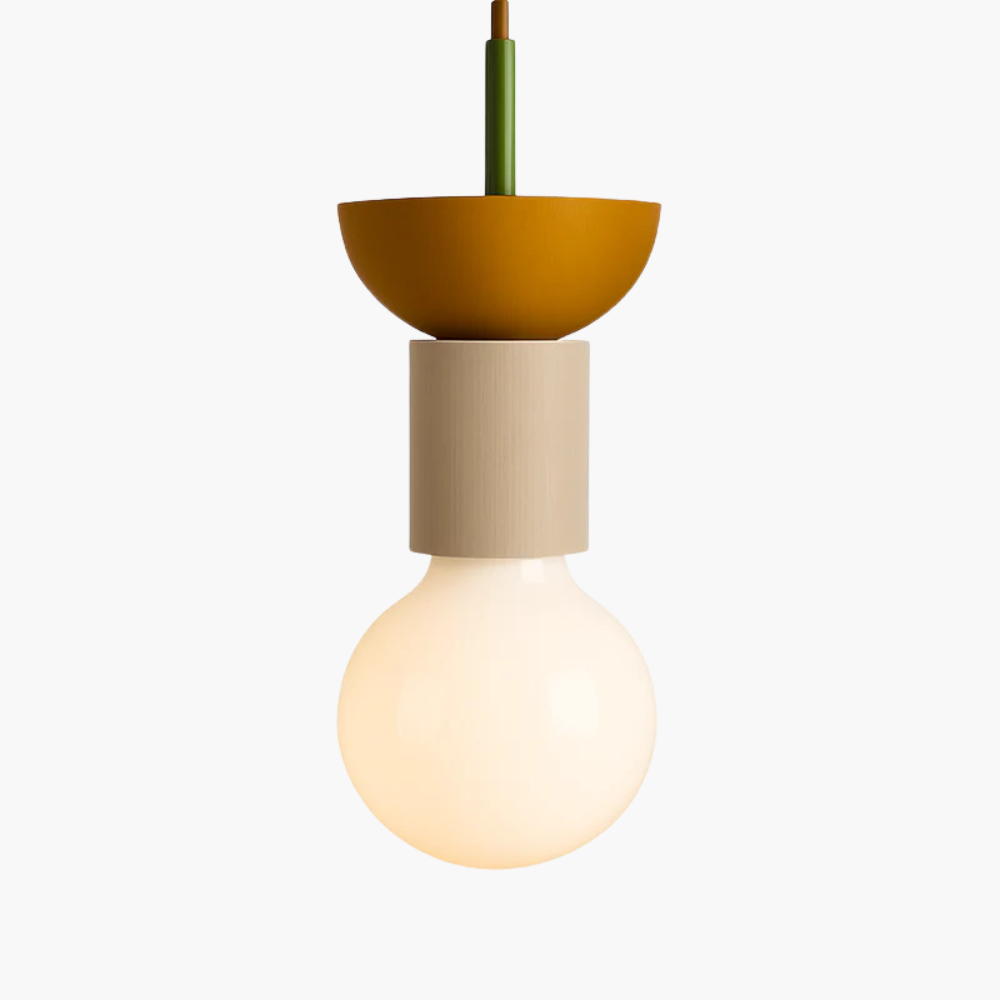 Venrione | Nordic Minimalist Wood Metal Pendant Ceiling Light Fixture