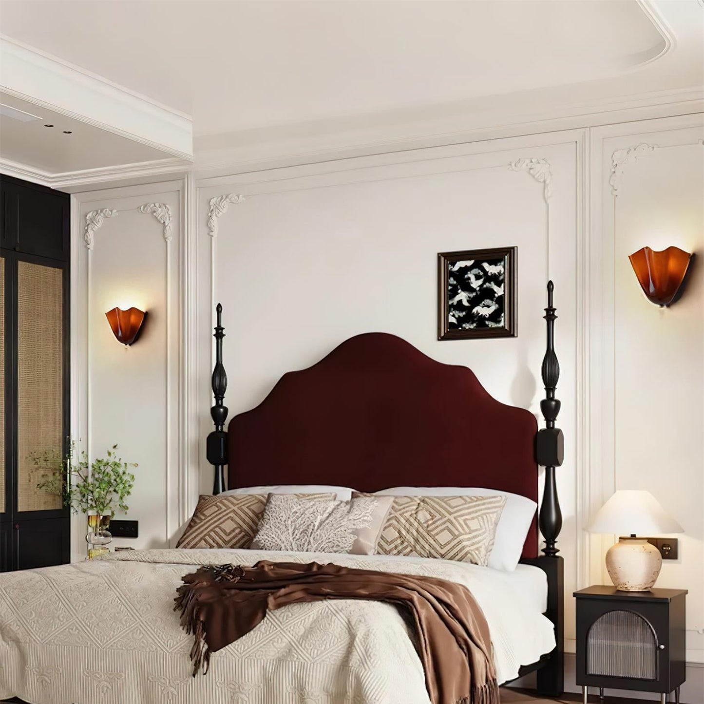 Nivalis | Sophisticated Alabaster Silhouette Wall Light