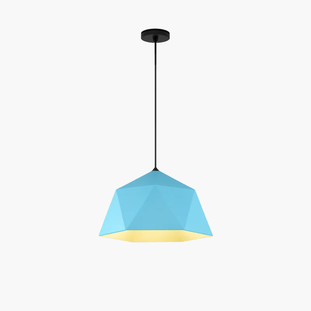 Verovei | Modern Geometric Diamond Cage Metal Pendant Light