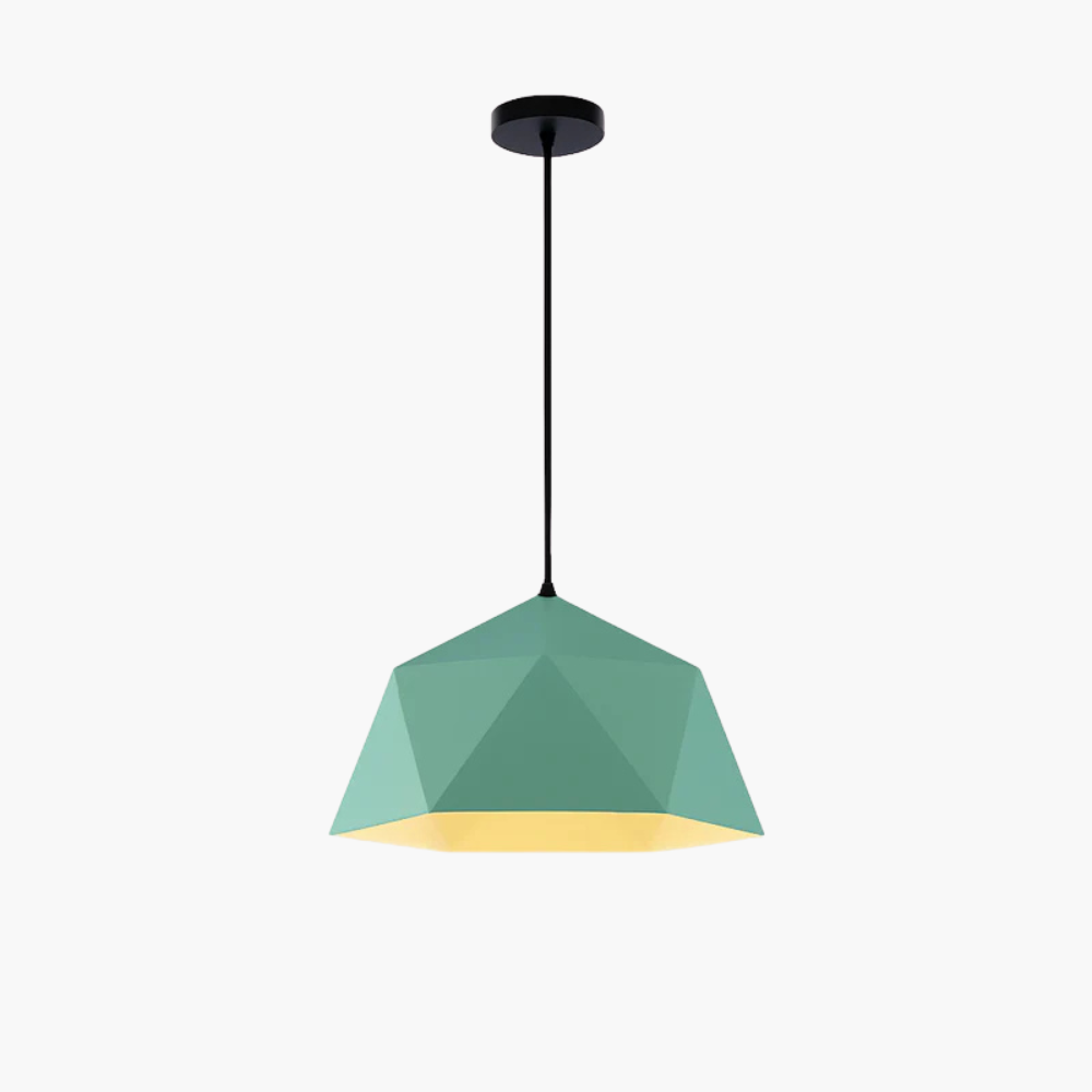 Verovei | Modern Geometric Diamond Cage Metal Pendant Light