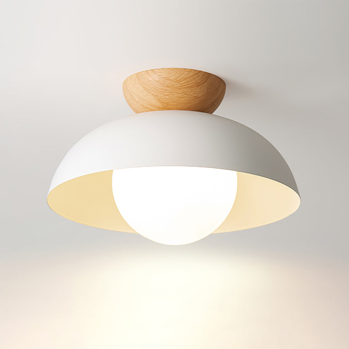Lumiya | Modern Nordic Metal Dome Ceiling Light