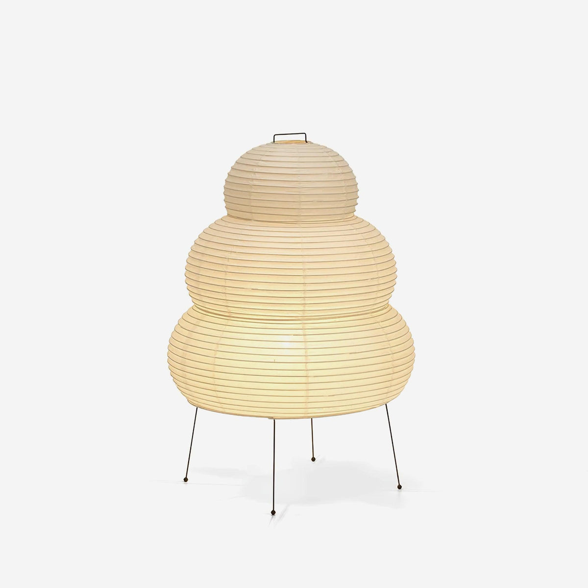 Kryntaleo | Japanese Ribbed Bamboo Silhouette Oriental Accent Table Lamp