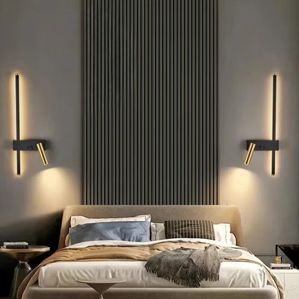 Zyphorin | Nordic Minimalist Up Down Modern Wall Light Sconce