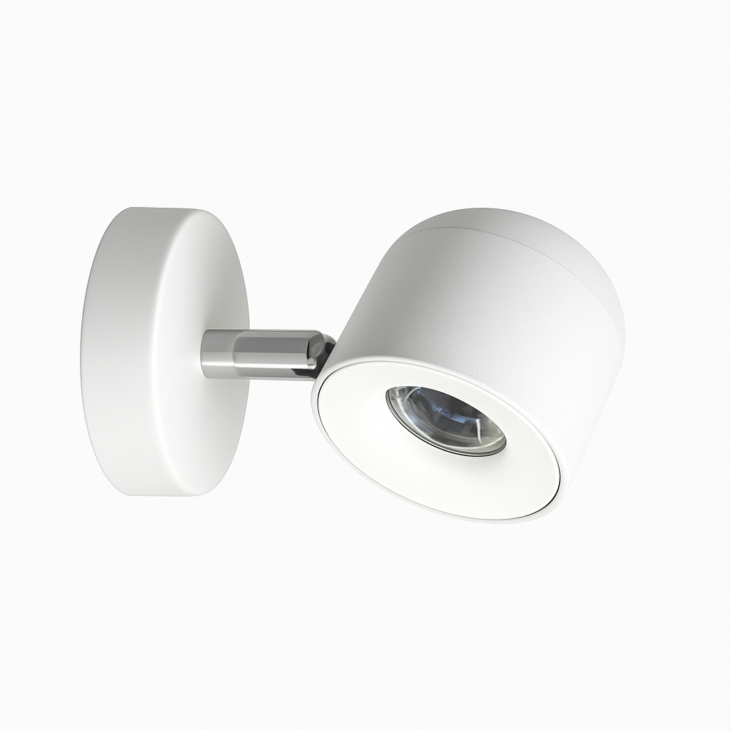 Mistralle | Modern Revolving Sculptural Matte Swivel Wall Light