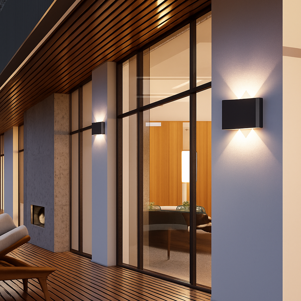 Velendra | Minimalist Metal Geometric Wall Light Fixture