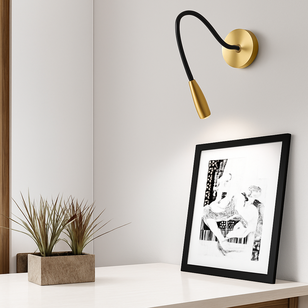 Velvoryn | Minimalist Adjustable Rod Modern Wall Sconce Light