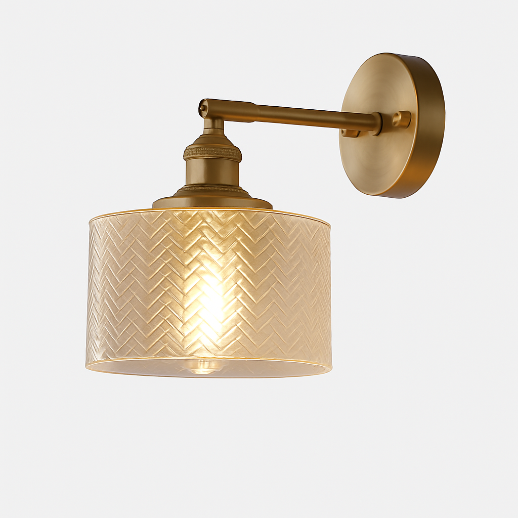 Zyphorin | Nordic Retro Glass Shade Modern Wall Light