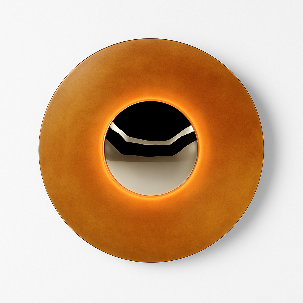 Verloni | Minimalist Disc Metal Decorative Design Wall Light