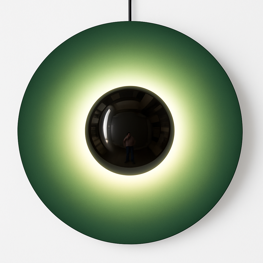 Verloni | Minimalist Disc Metal Decorative Design Wall Light