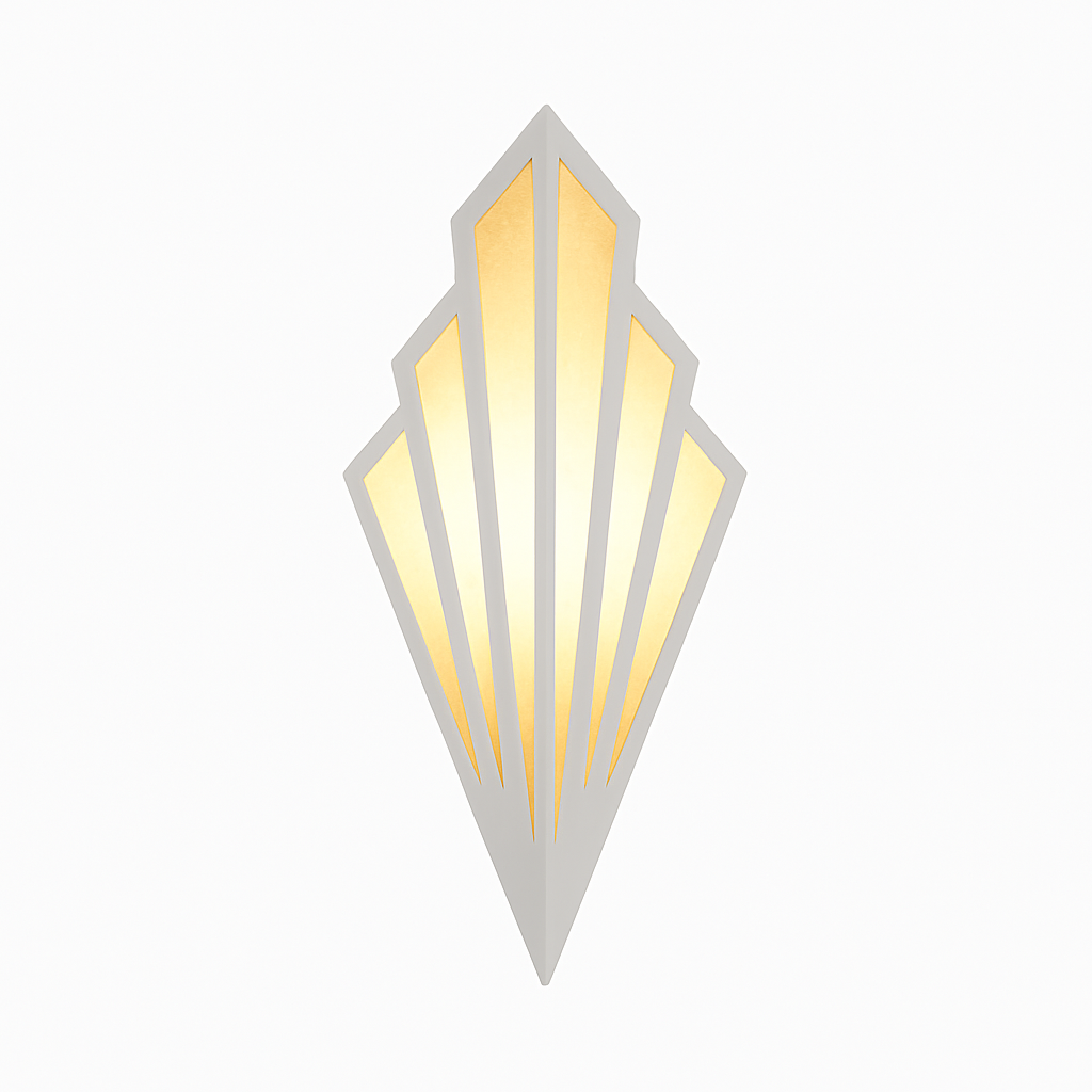 Veltrium | Modern Geometric Triangle LED Metal Wall Light