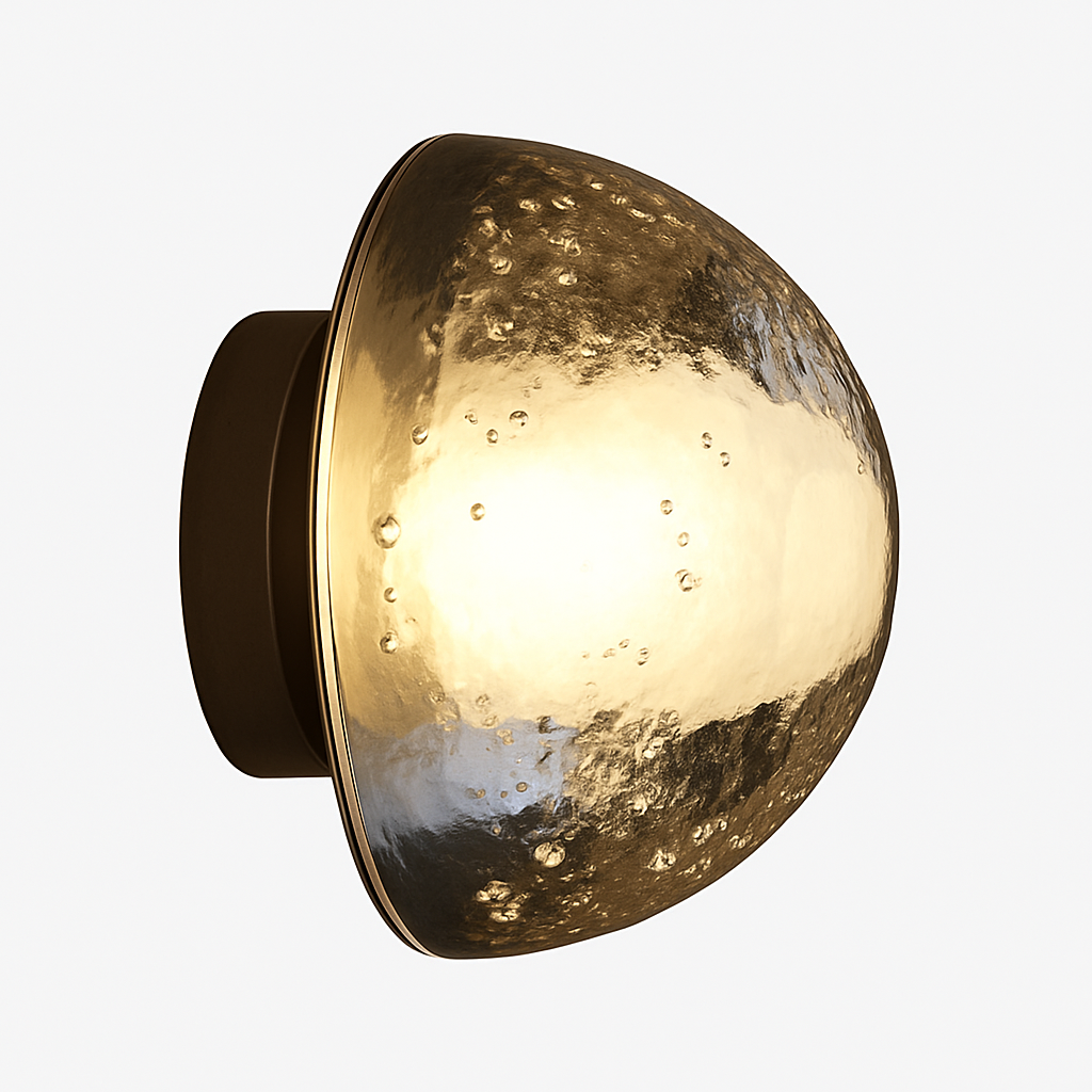 Kystalux | Art Deco Half Sphere Crystal Vanity Wall Light