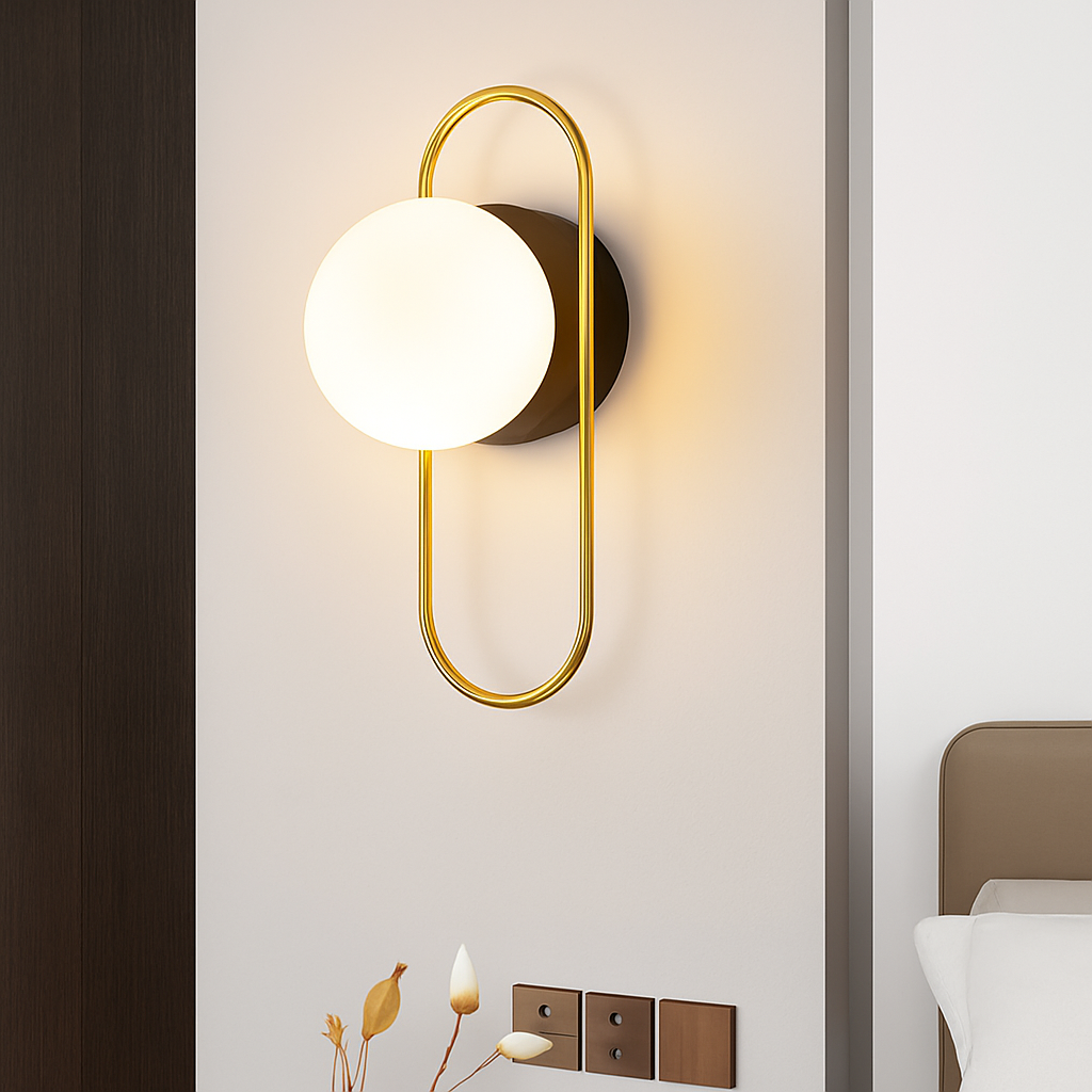 Vaelisurt | Nordic Orb Architectural Form Wall Light