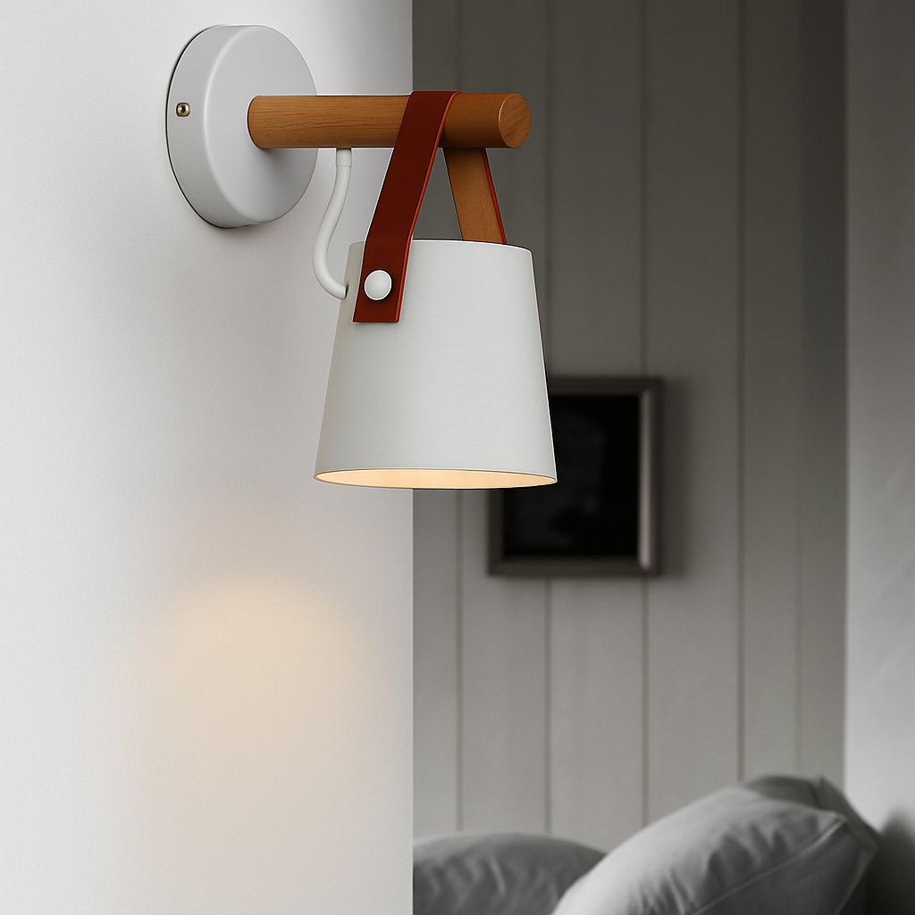 Velvoryn | Modern LED Wall Light With Hanging Shade