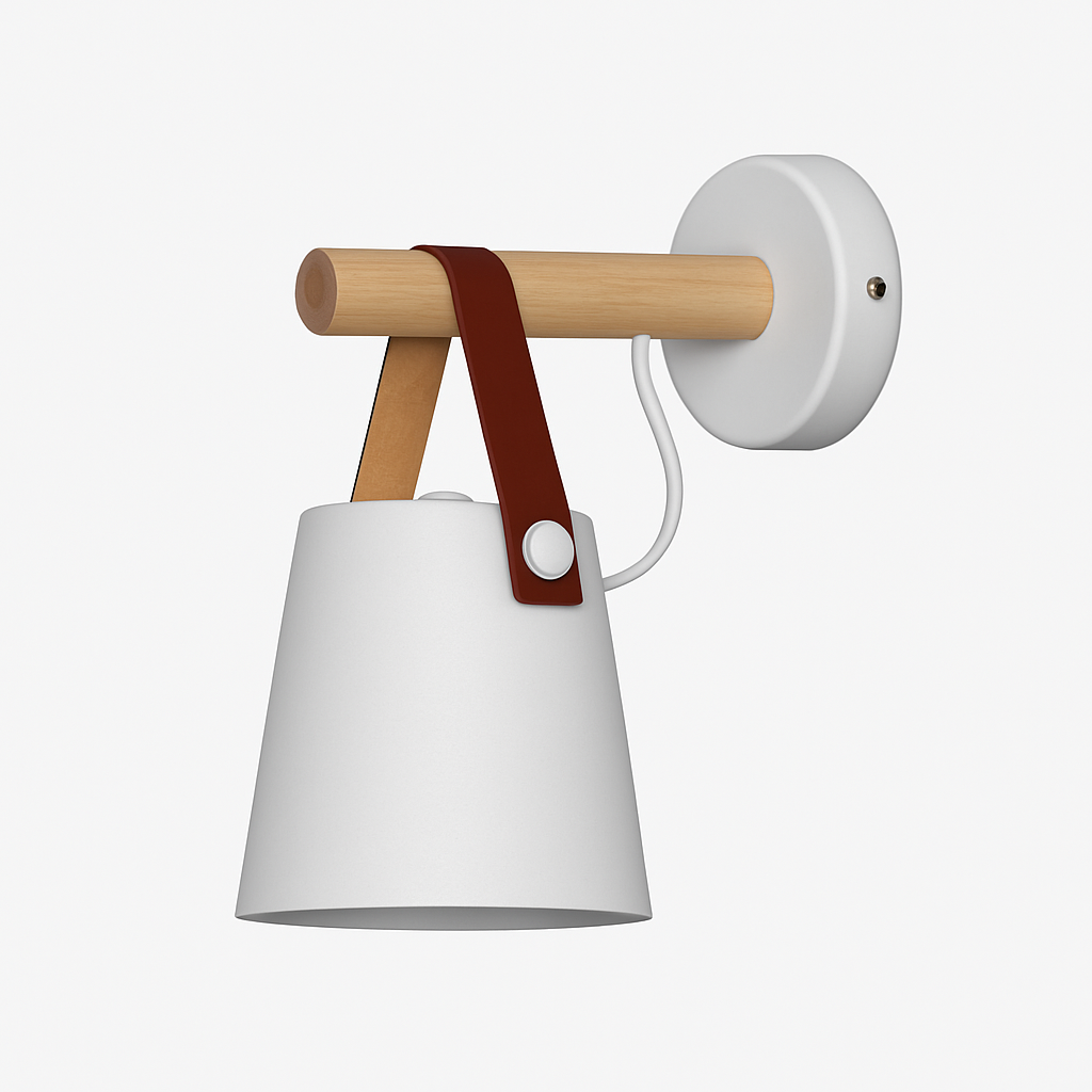 Velvoryn | Modern LED Wall Light With Hanging Shade