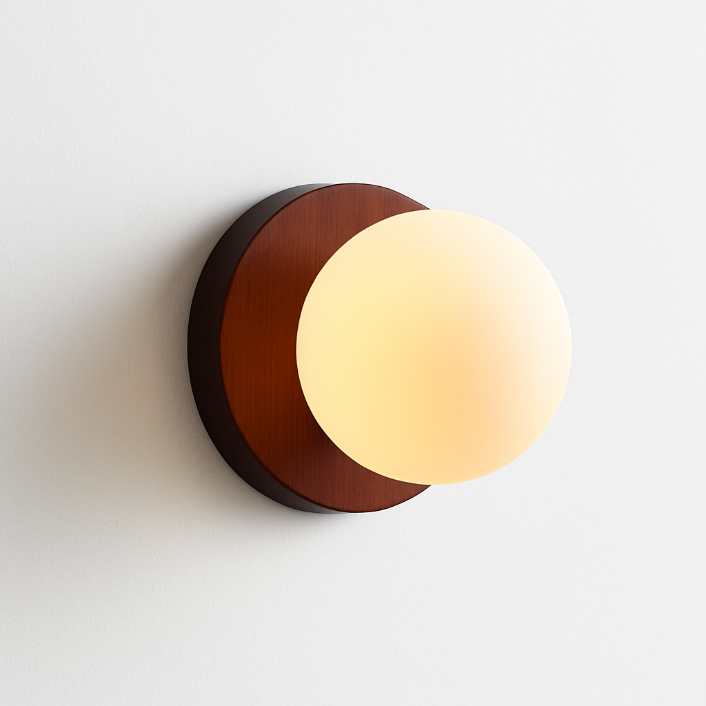 Velistra | Modern Macaron Disc Glass Mini Decorative Wall Light