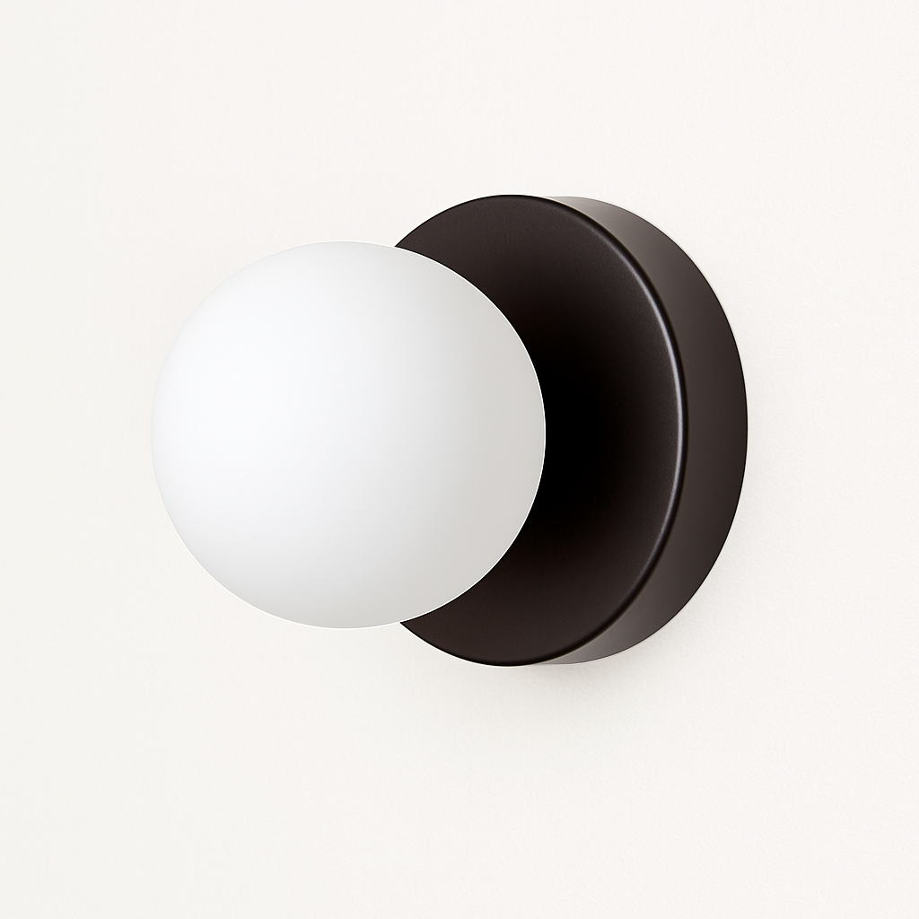 Velistra | Modern Macaron Disc Glass Mini Decorative Wall Light