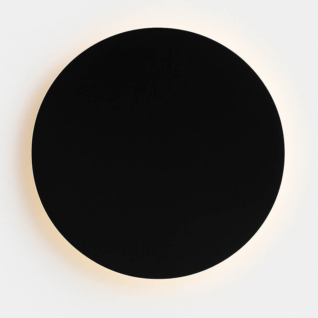 Belquise | Disc Silhouette Abstract Modern Accent Wall Light