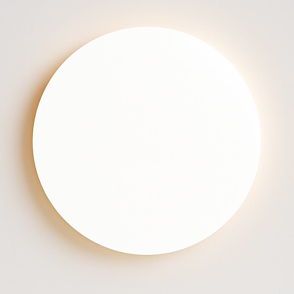 Belquise | Disc Silhouette Abstract Modern Accent Wall Light
