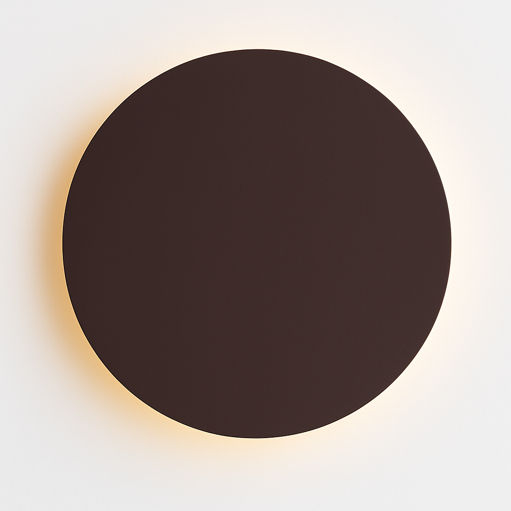 Belquise | Disc Silhouette Abstract Modern Accent Wall Light