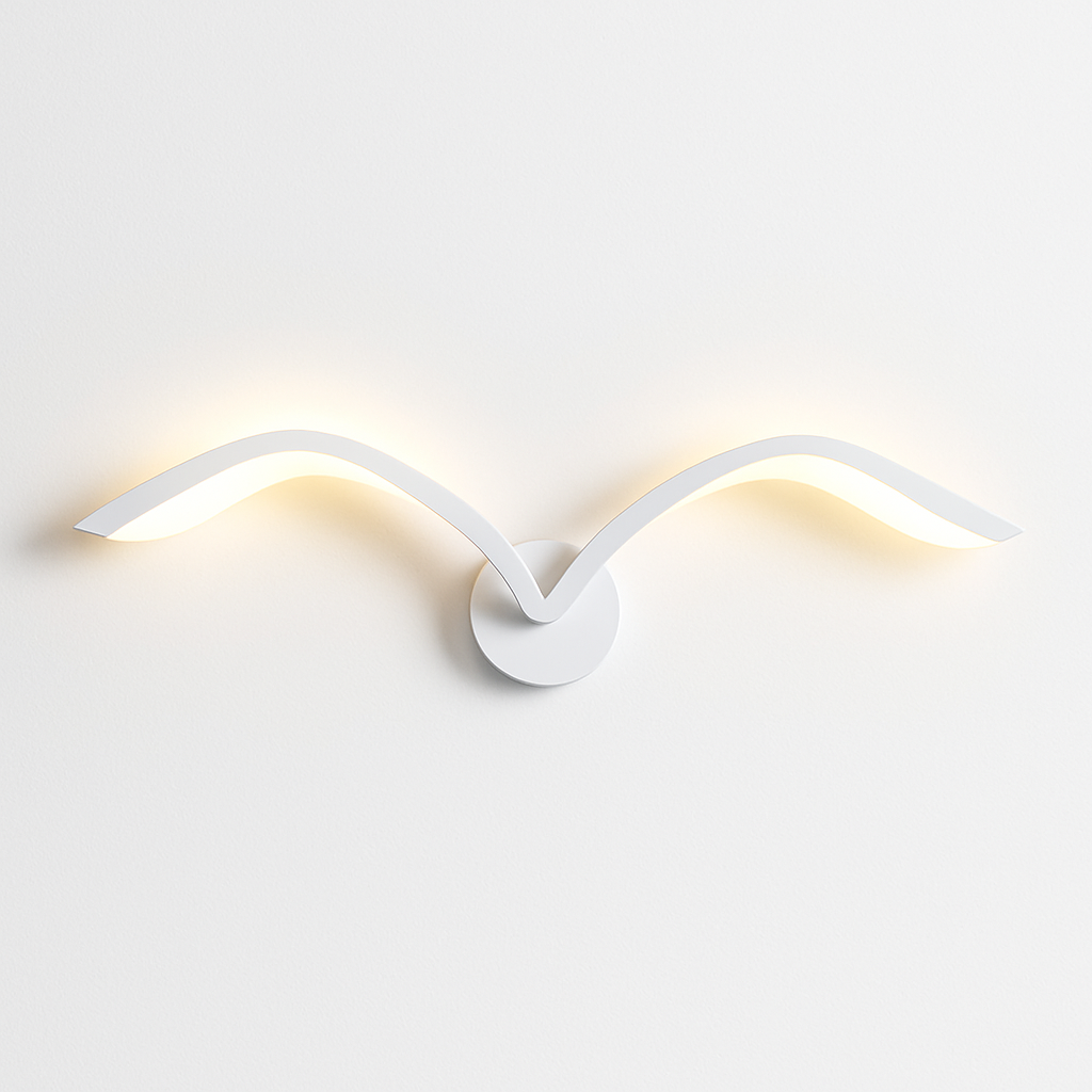 Kelthrom | Nordic Sculptural Bird Form Acrylic Wall Light