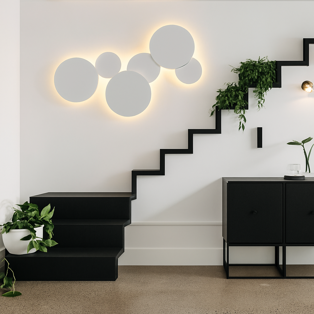 Velvoryn | Minimalist Eclipse Round Orb Wall Light Fixture