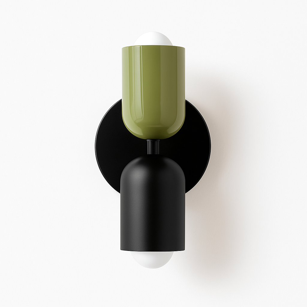 Ryvola | Nordic Minimalist Metal Frosted Glass Wall Light