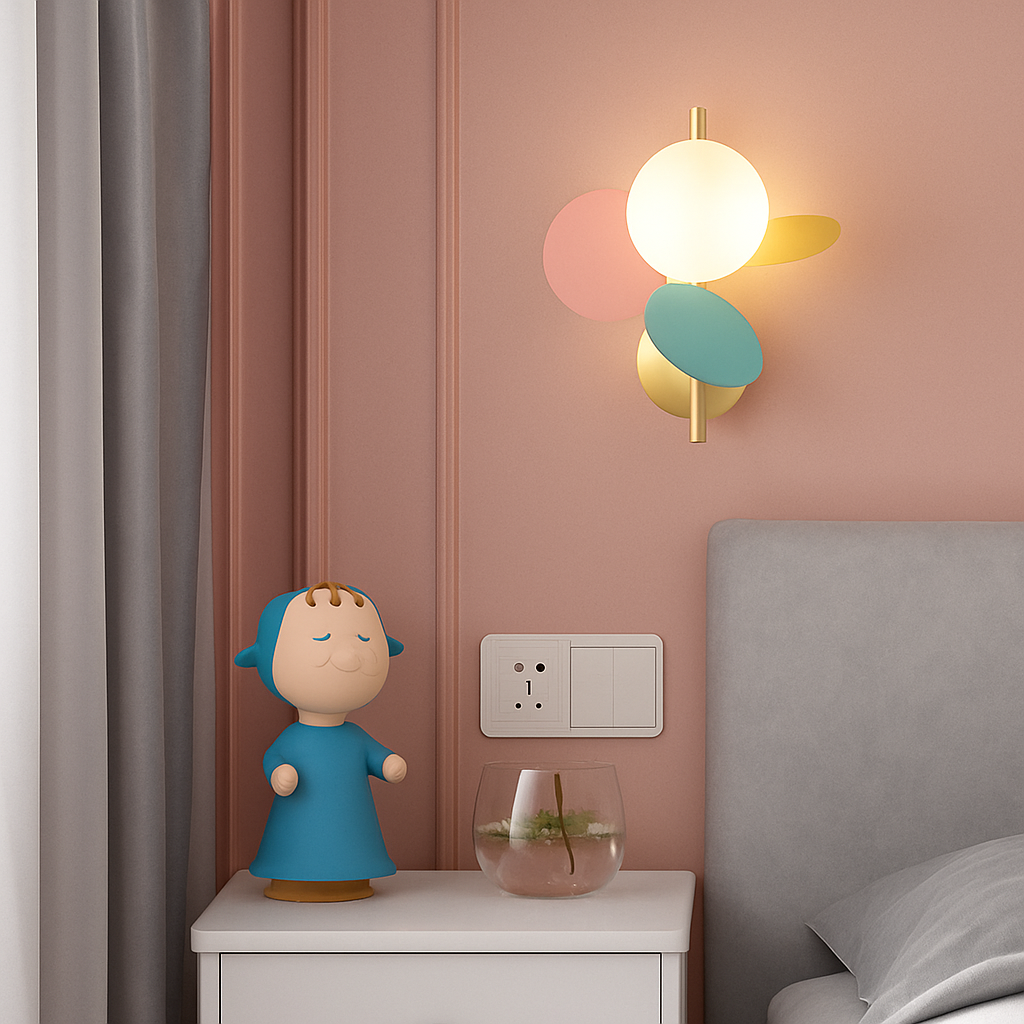 Veldorae | Modern Minimalist Painted Decorative Wall Light