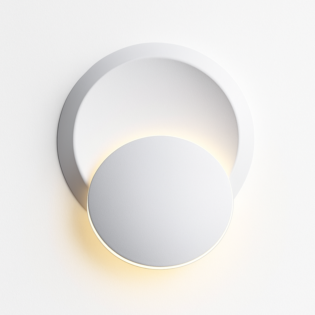 Velione | Round Minimalist Adjustable Modern Wall Light Fixture