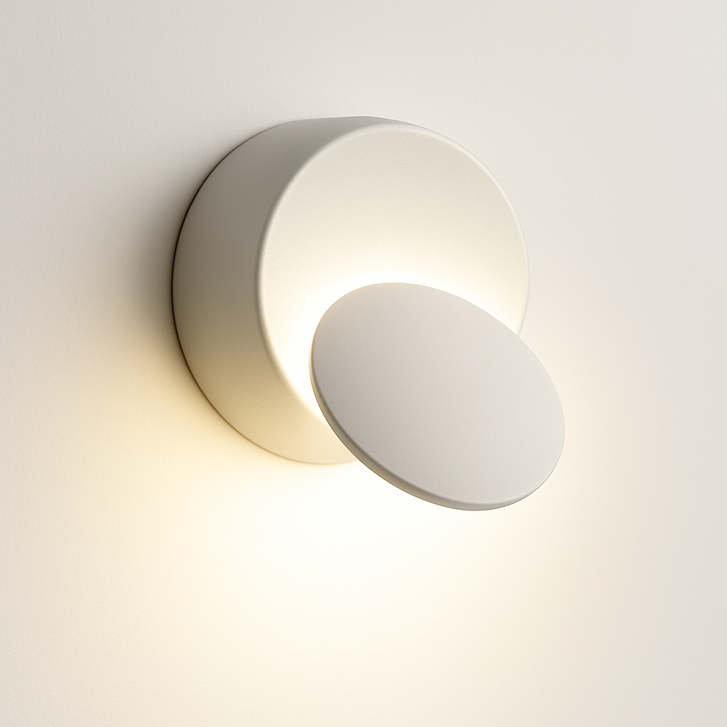 Velione | Round Minimalist Adjustable Modern Wall Light Fixture